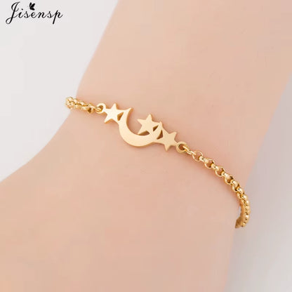 Elephant Butterfly Bracelets Bangles Animal Chain Link Bracelet Female Stainless Steel Bracelets for Women Accessories