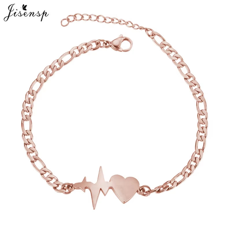Elephant Butterfly Bracelets Bangles Animal Chain Link Bracelet Female Stainless Steel Bracelets for Women Accessories