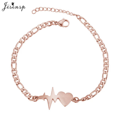 Elephant Butterfly Bracelets Bangles Animal Chain Link Bracelet Female Stainless Steel Bracelets for Women Accessories
