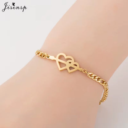 Elephant Butterfly Bracelets Bangles Animal Chain Link Bracelet Female Stainless Steel Bracelets for Women Accessories