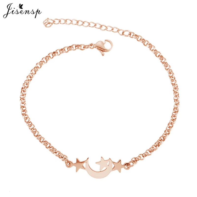 Elephant Butterfly Bracelets Bangles Animal Chain Link Bracelet Female Stainless Steel Bracelets for Women Accessories