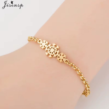 Elephant Butterfly Bracelets Bangles Animal Chain Link Bracelet Female Stainless Steel Bracelets for Women Accessories