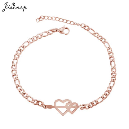 Elephant Butterfly Bracelets Bangles Animal Chain Link Bracelet Female Stainless Steel Bracelets for Women Accessories