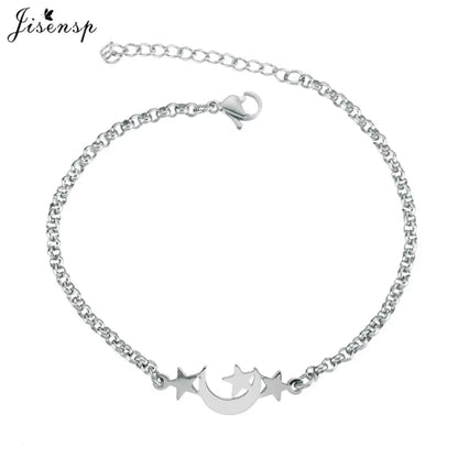 Elephant Butterfly Bracelets Bangles Animal Chain Link Bracelet Female Stainless Steel Bracelets for Women Accessories