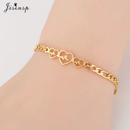 Elephant Butterfly Bracelets Bangles Animal Chain Link Bracelet Female Stainless Steel Bracelets for Women Accessories
